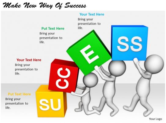 2413 Business Ppt Diagram Make New Way Of Success ...