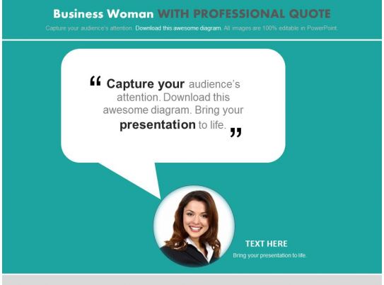 Good business presentation quotes on life
