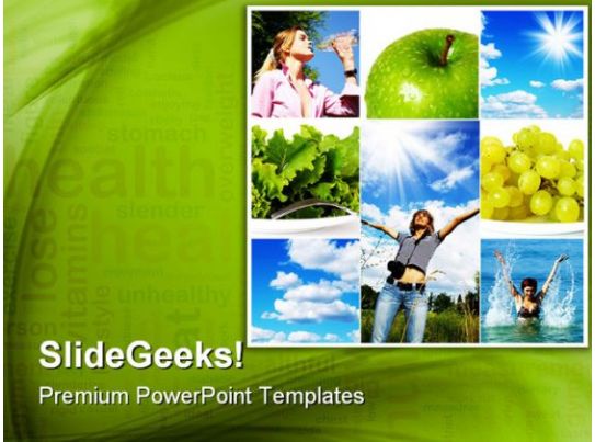 Healthy Background Powerpoint Concept health powerpoint