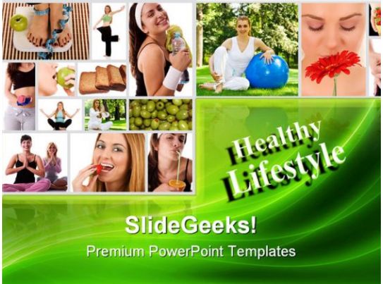 Healthy Lifestyle Fitness Health PowerPoint Templates And PowerPoint ...