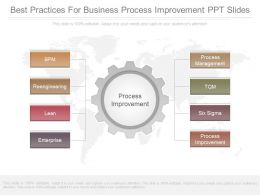original best practices for business process improvement ppt slides Slide01