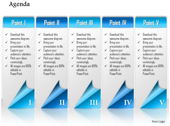 1014 Business Plan Five Points Agenda Workflow Powerpoint ... education swot diagrams 