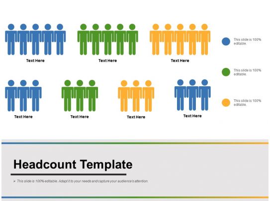 Headcount Template  PowerPoint Slide Images  PPT Design 