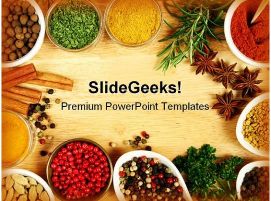 Spices Food PowerPoint Templates And PowerPoint 