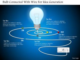 0115_bulb_connected_with_wire_for_idea_generation_powerpoint_template_Slide01