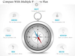 0115_compass_with_multiple_business_plan_powerpoint_template_Slide01