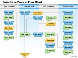 Swim Lane Chart Template