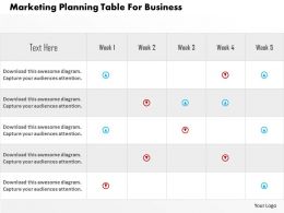 Tables and Matrix PowerPoint Designs | Presentation Tables Slides ...
