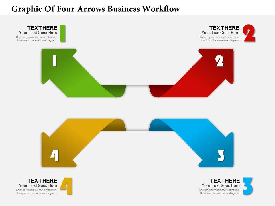 0314 Business Ppt Diagram Graphic Of Four Arrows Business