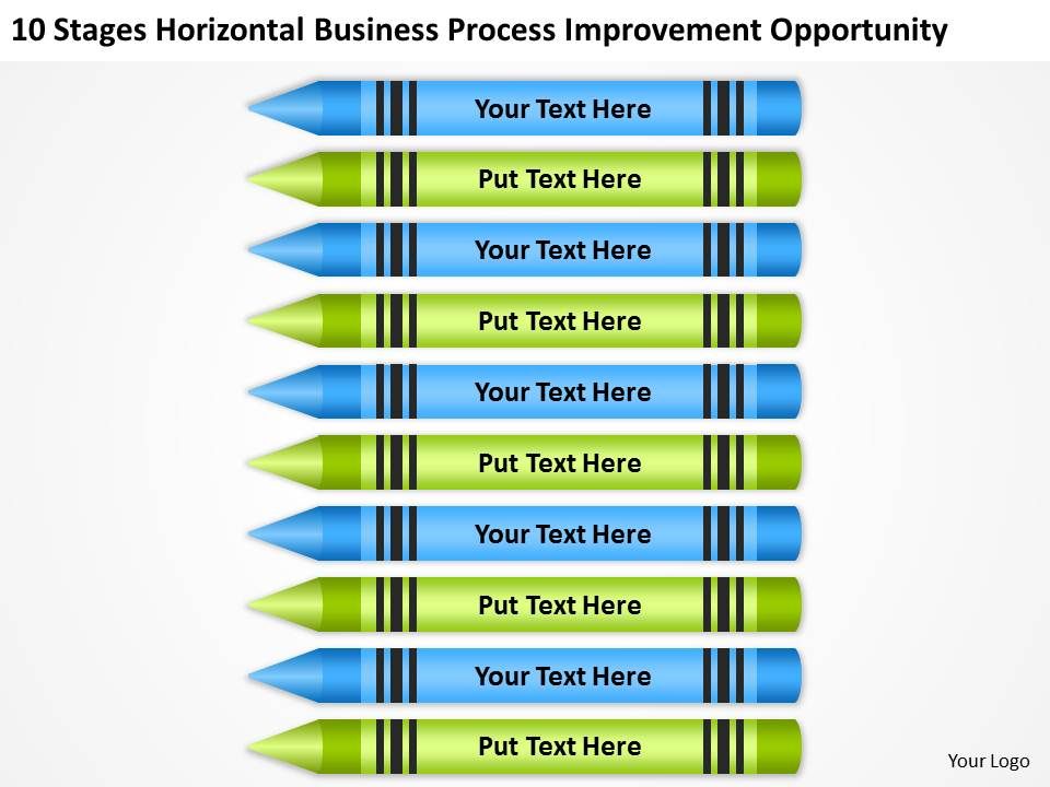 Business Flowchart Examples Horizontal Process Improvement ...