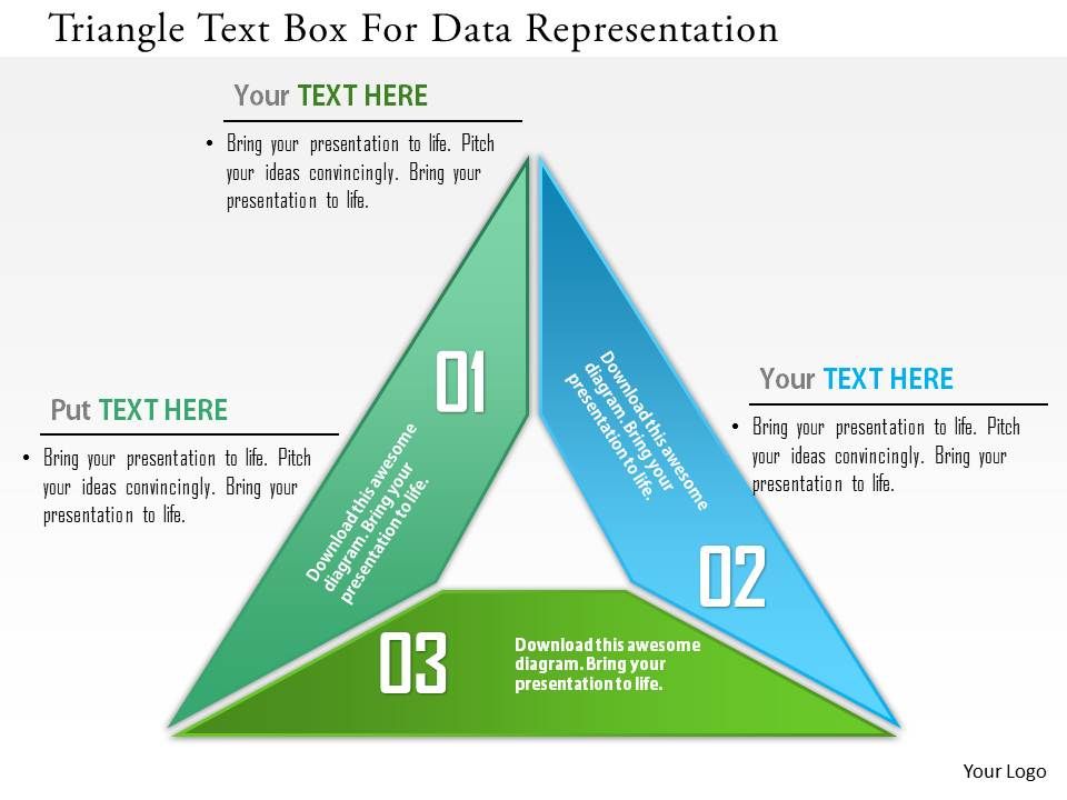 Triangle Text Box For Data Representation Powerpoint Template security layers diagrams 