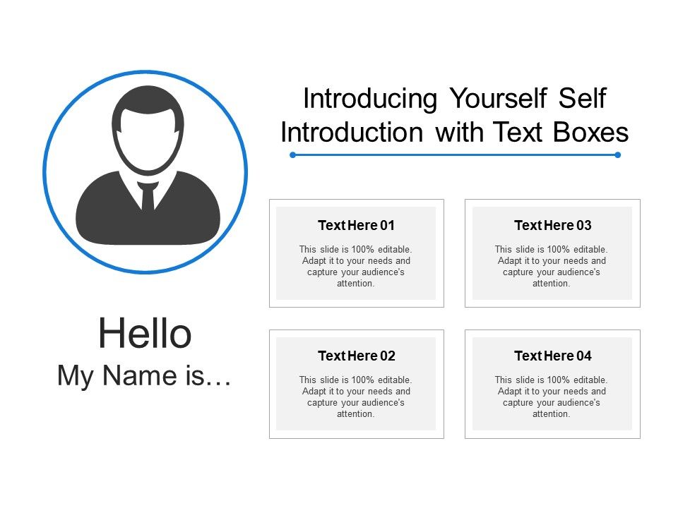 how do you introduce yourself in a powerpoint presentation
