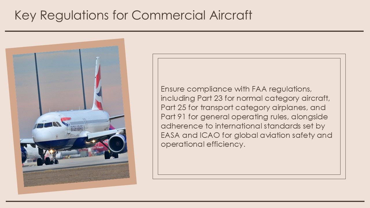 Technically Advanced Aircraft Regulation Commercial PPT Outline ACP PPT ...