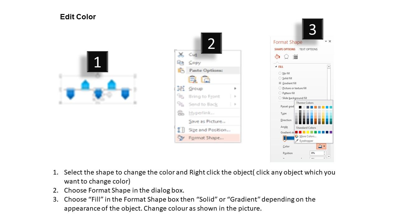 0115 Five Staged Timeline Infographics For Business Powerpoint Template ...