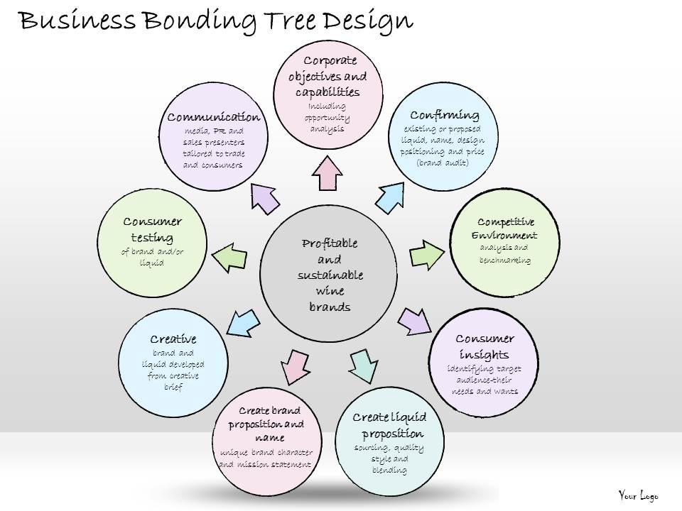 0314 business ppt diagram business bonding tree design powerpoint templates Slide00