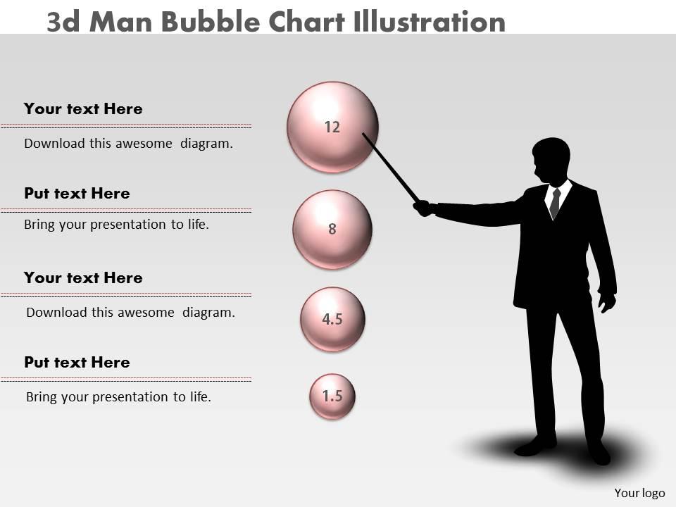 0414_3d_man_bubble_chart_illustration_powerpoint_graph_Slide01