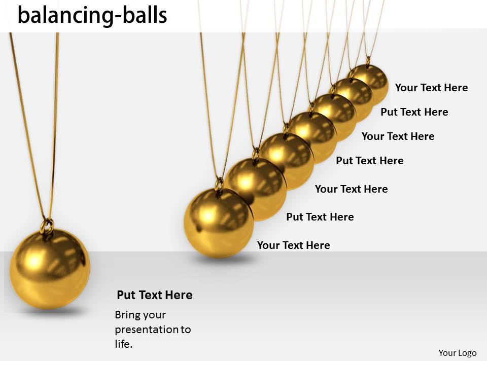 0514 cause and effect balancing balls image graphics for powerpoint Slide01