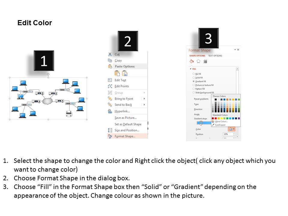 0514 Cisco Network Diagram Template Powerpoint Presentation