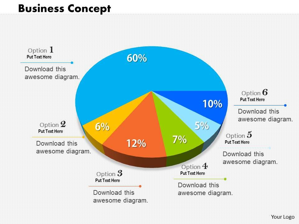 0514_colored_pie_chart_for_result_data_driven_analysis_powerpoint_slides_Slide01