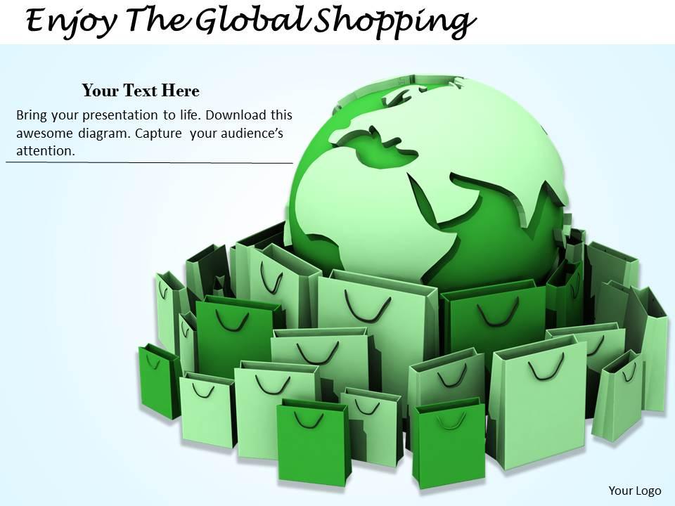 0514 enjoy the global shopping image graphics for powerpoint Slide01