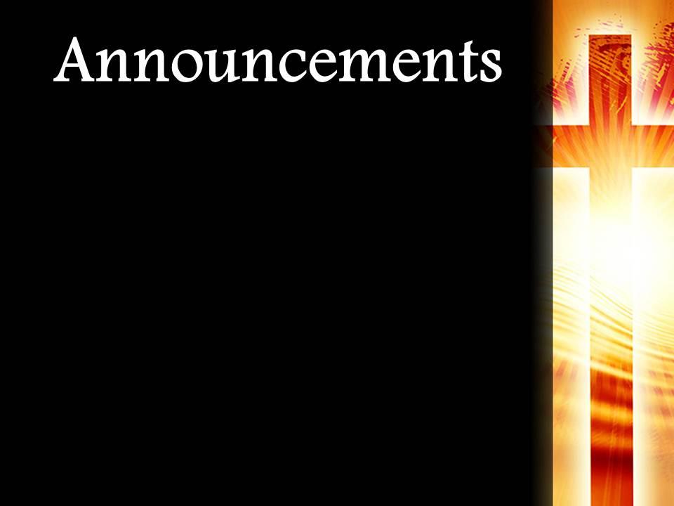 Announcement Powerpoint Background