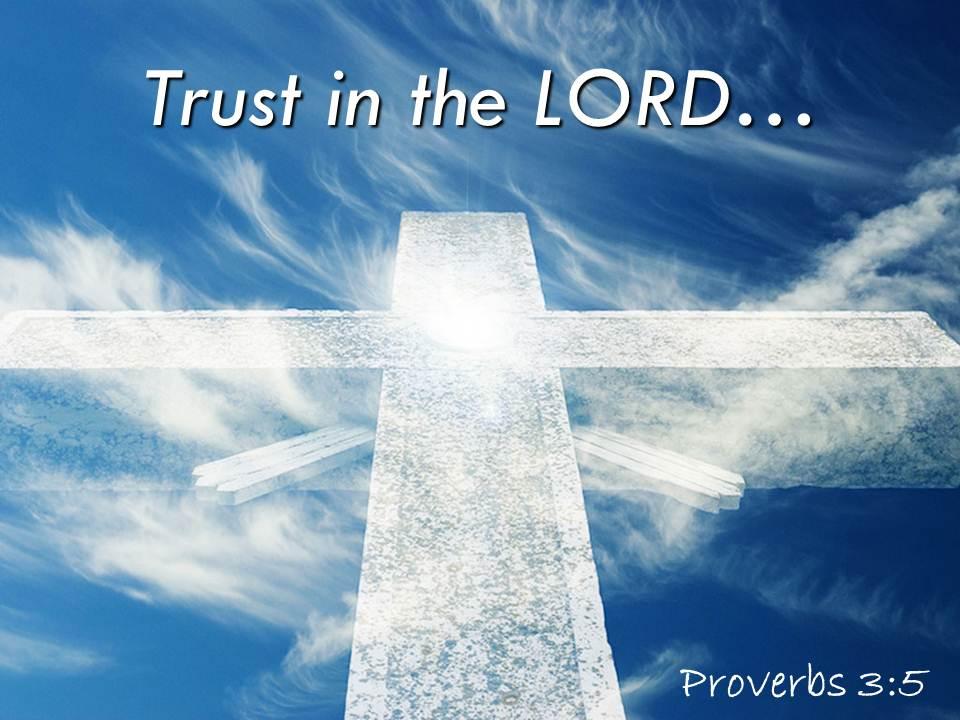 0514 proverbs 35 trust in the lord powerpoint church sermon Slide01