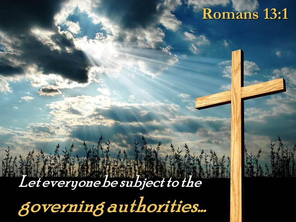 0514 romans 131 subject to the governing authorities powerpoint church sermon Slide01