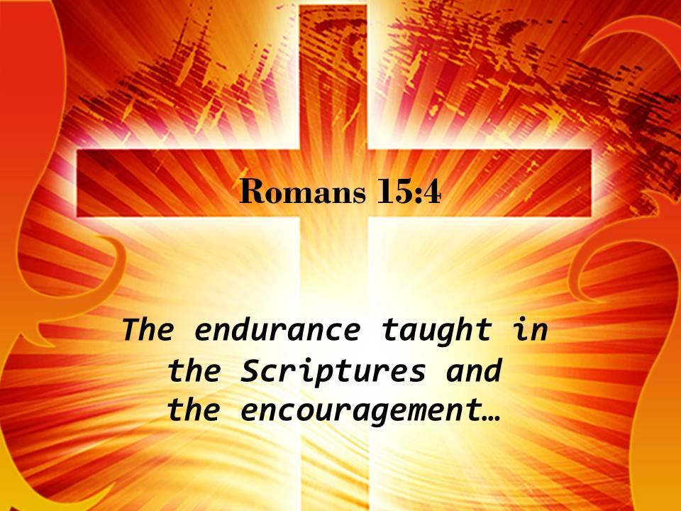 0514 romans 154 you have any encouragement powerpoint church sermon Slide01