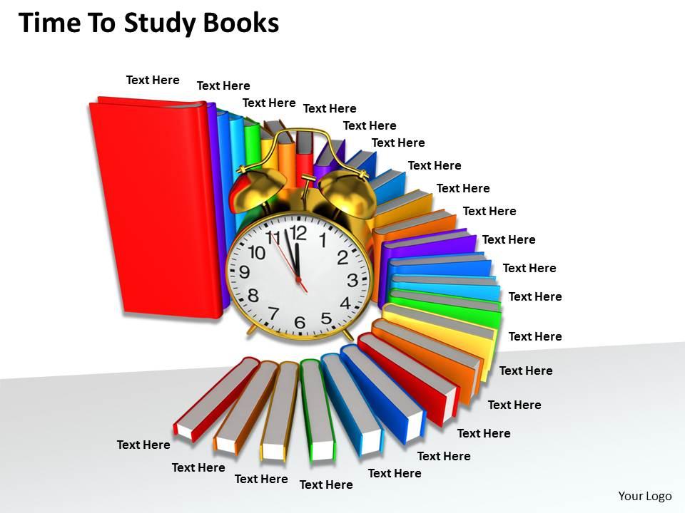 0514 time to study books image graphics for powerpoint Slide01