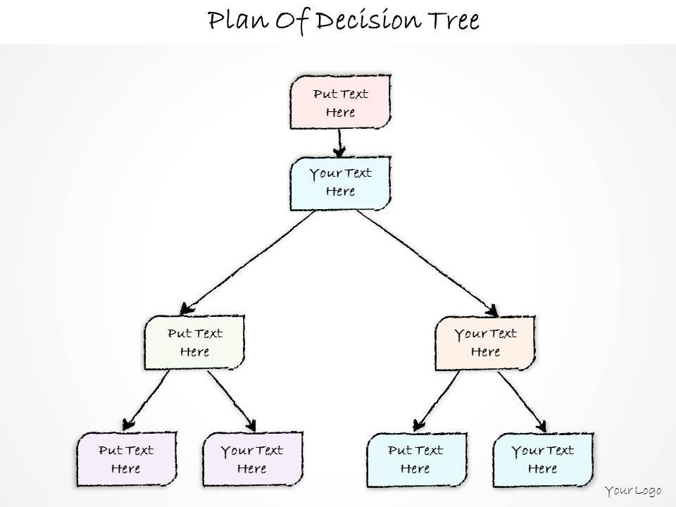 0614 business ppt diagram plan of decision tree powerpoint template Slide01