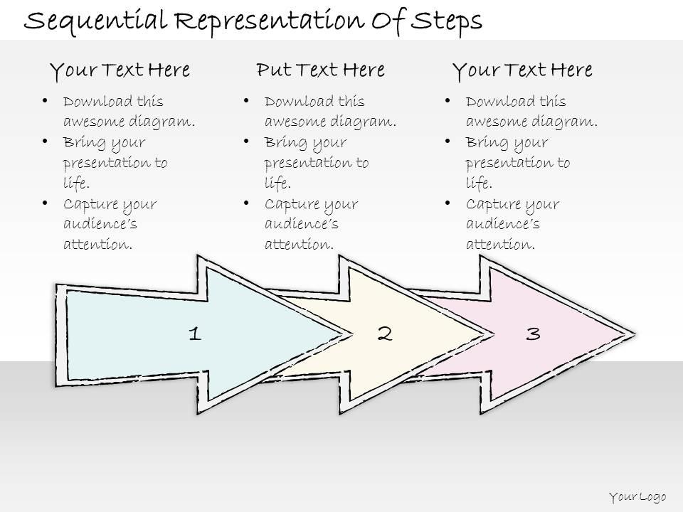 0614_business_ppt_diagram_sequential_representation_of_steps_powerpoint_template_Slide01