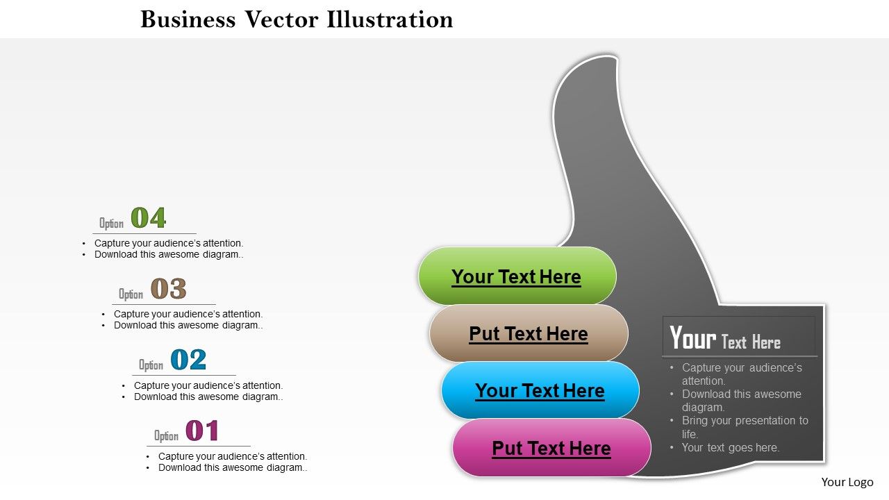 70504732 style layered vertical 4 piece powerpoint presentation diagram infographic slide
