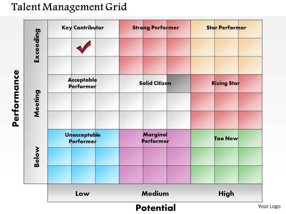 0614 Talent Management Grid Powerpoint Presentation Slide Template Powerpoint Templates Download Ppt Background Template Graphics Presentation