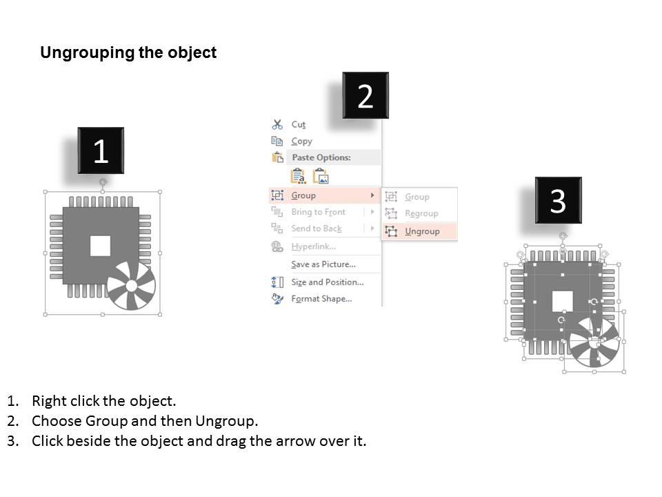 0814 Icons Of CPU Microprocessor Chip Design With Electronic Components ...