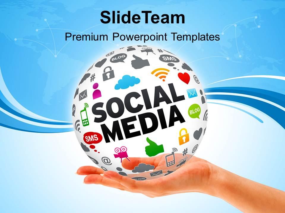 0814 social media powerpoint templates ppt backgrounds for slides Slide01