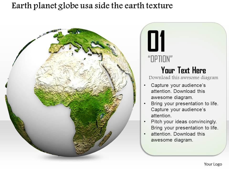 0814_usa_side_globe_with_earth_texture_for_globalization_image_graphics_for_powerpoint_Slide01