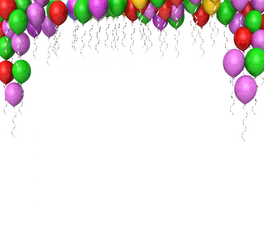 0914 colorful balloons for decoration of birthday party stock photo Slide01