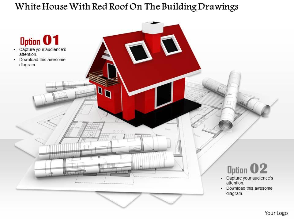 0914 construction plan image with blueprints house image graphics for powerpoint Slide00
