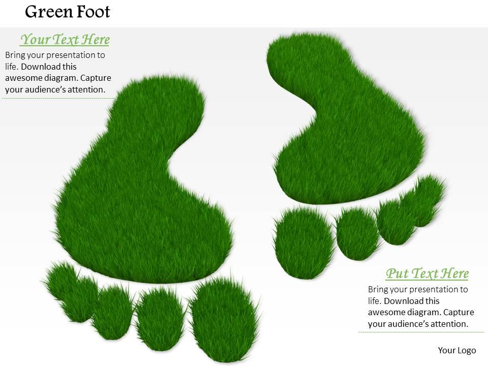 0914_green_grass_foot_imprints_ppt_slide_image_graphics_for_powerpoint_Slide01