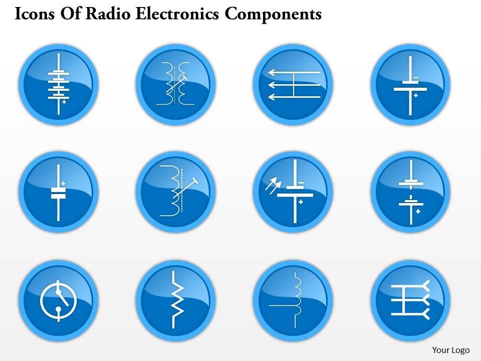 0914 icons of radio electronics components 8 ppt slide Slide01