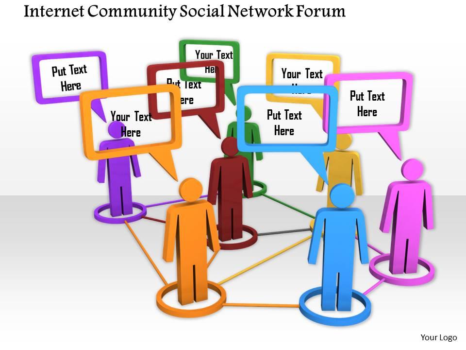 0914 internet community social network forum ppt slide image graphics for powerpoint Slide01