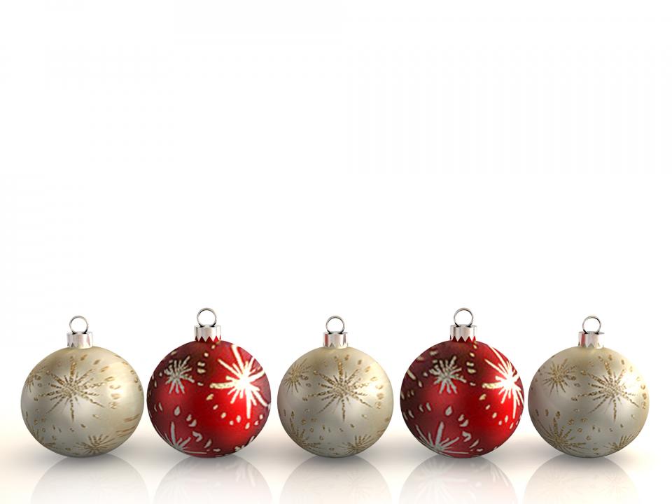 0914 Multicolor Christmas Balls On White Background Stock Photo | PowerPoint  Templates Backgrounds | Template PPT Graphics | Presentation Themes  Templates