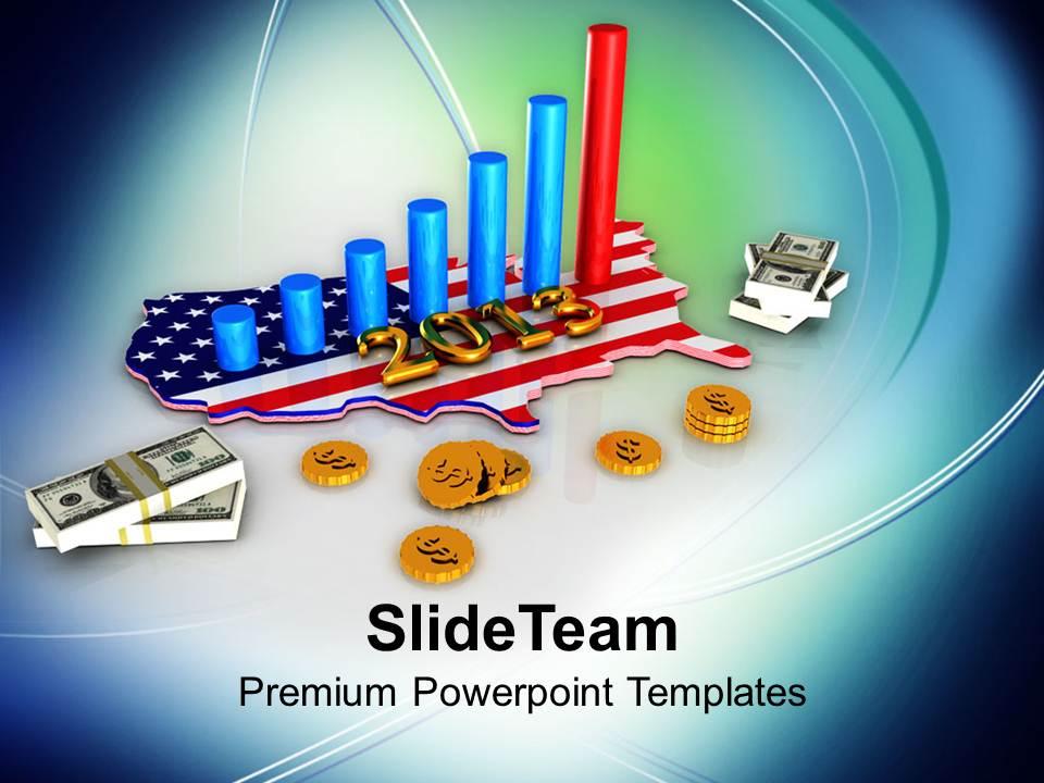 1013 american growth year business concept powerpoint templates ppt themes and graphics Slide00