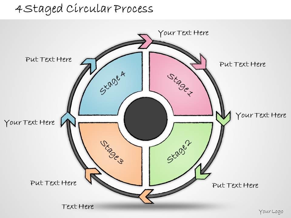 1013 business ppt diagram 4 staged circular process powerpoint template Slide01