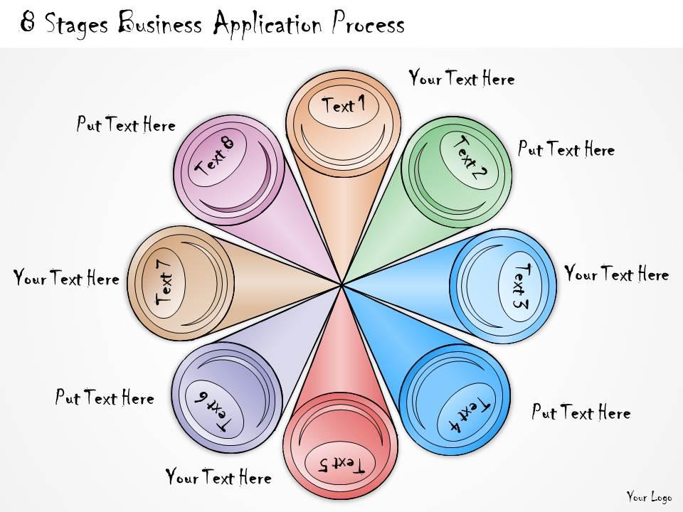 1013 business ppt diagram 8 stages business application process powerpoint template Slide01