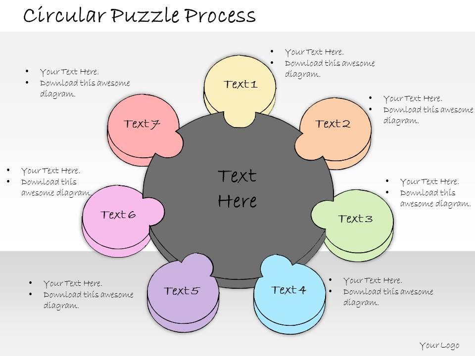 1013_business_ppt_diagram_circular_puzzle_business_framework_powerpoint_template_Slide01