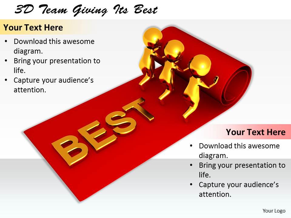 1113 3d team giving its best ppt graphics icons powerpoint Slide01