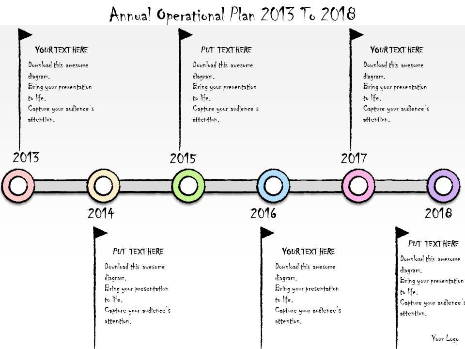 1113 business ppt diagram annual operational plan 2013 to 2018 powerpoint template
