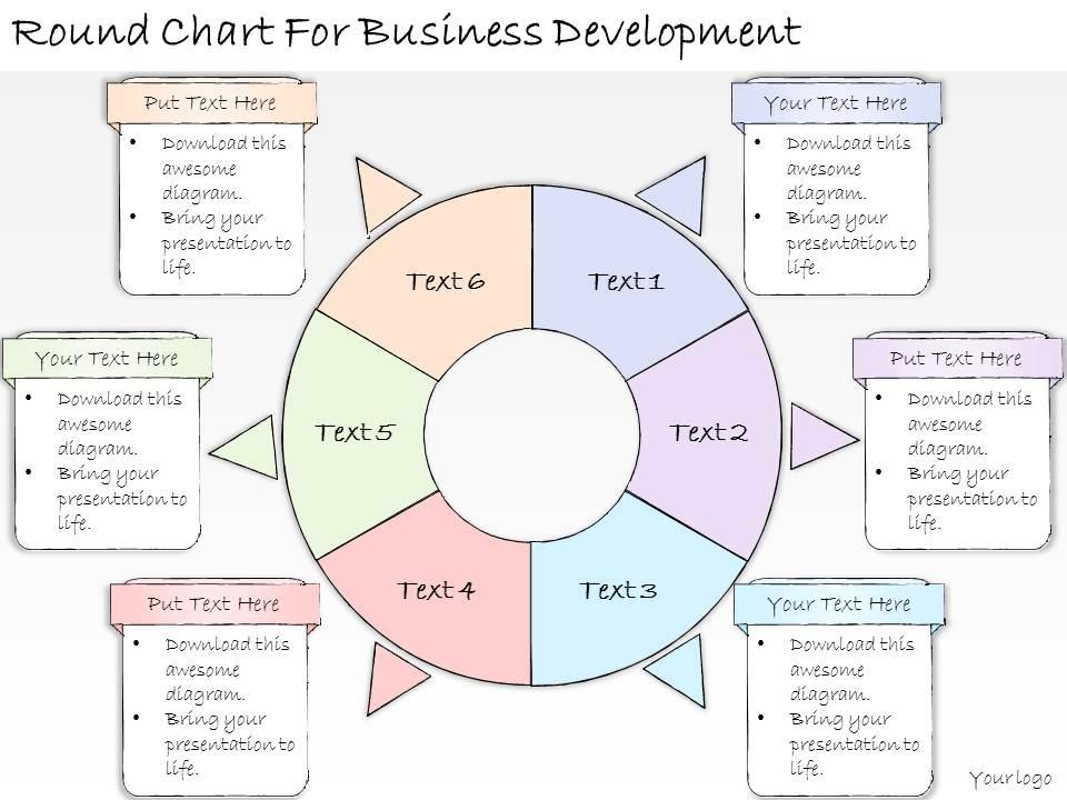 1113 business ppt diagram round chart for business development powerpoint template Slide01