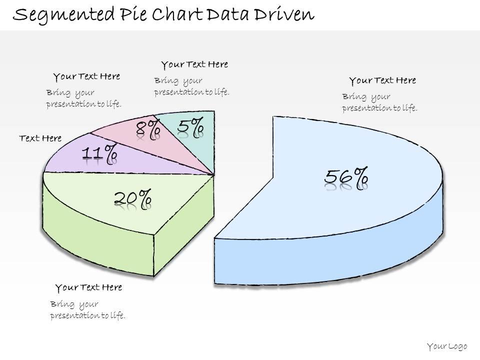 1113 business ppt diagram segmented pie chart data driven powerpoint template Slide01
